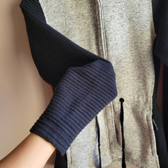 ZeroXposur Hoodie Gray Black Sweatshirt Sweater Jacket Size S/CH Outdoor Layer - Picture 8 of 16